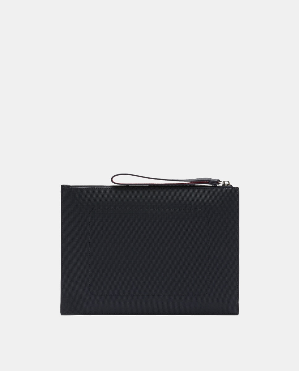 Carteira de Mão com Fecho de Correr - Preto Azul-marinho-7