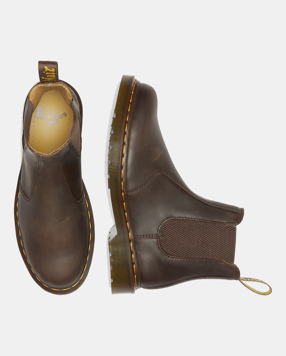 Botins 2976 Tipo Chelsea em Pele Castanho-escuro-7