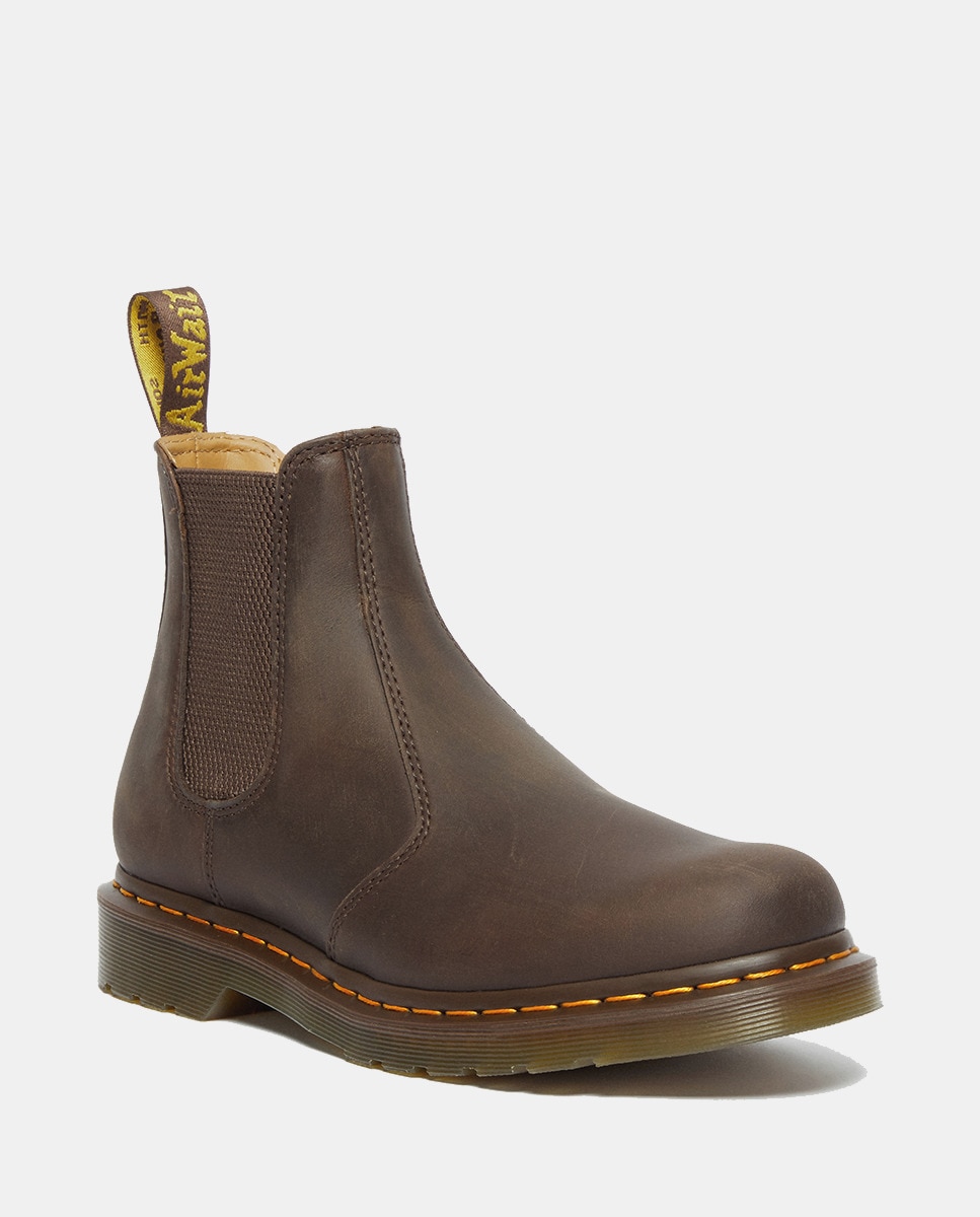 Botins 2976 Tipo Chelsea em Pele Castanho-escuro-2