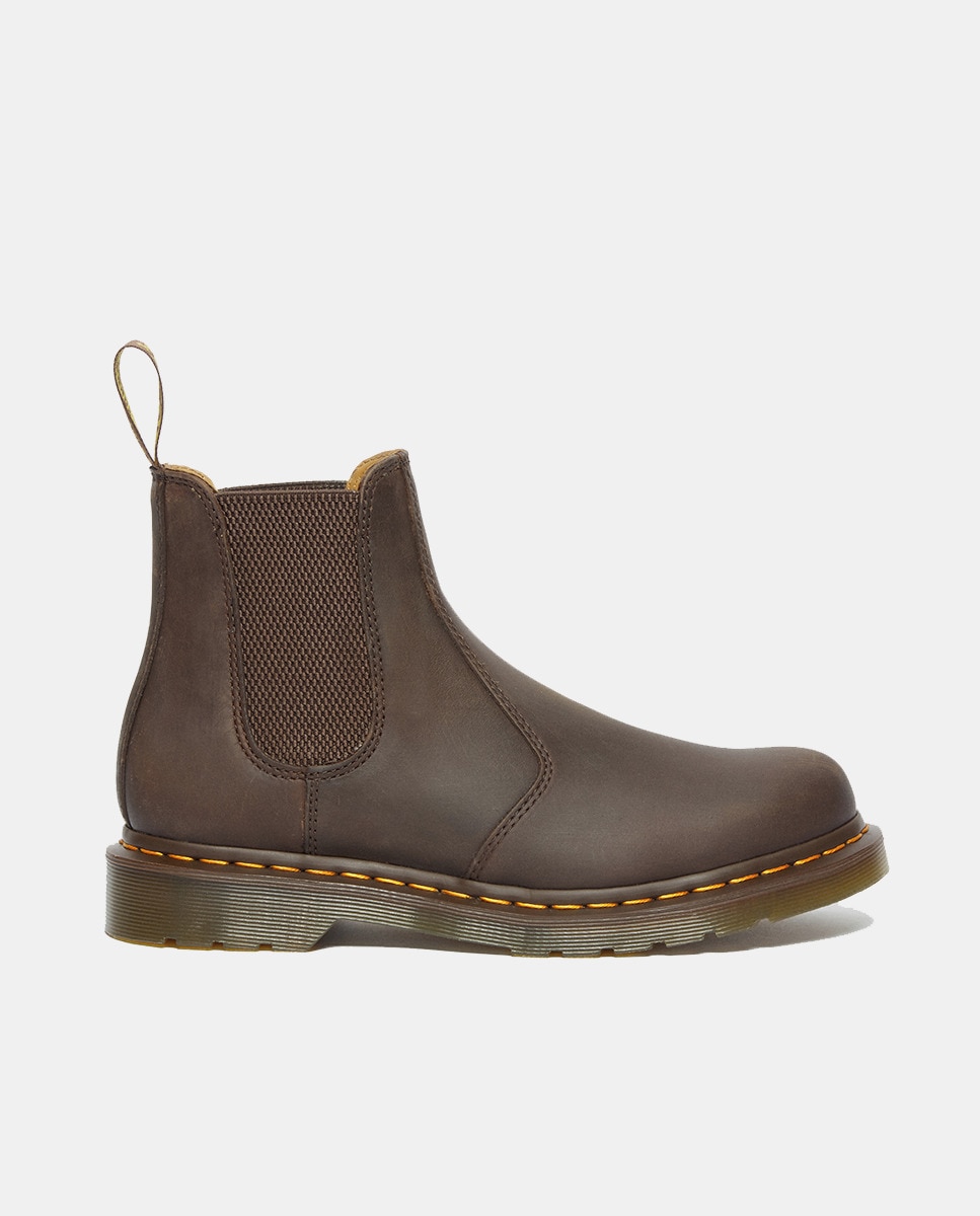 Botins 2976 Tipo Chelsea em Pele Castanho-escuro-1