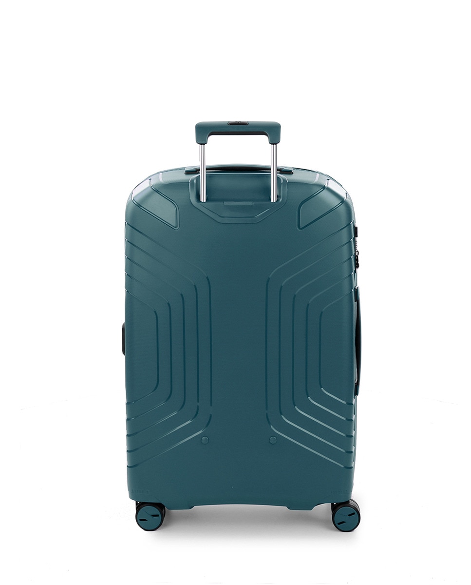 Trolley Grande Expansível Rígido com Capacidade até 142 L Verde-escuro-2