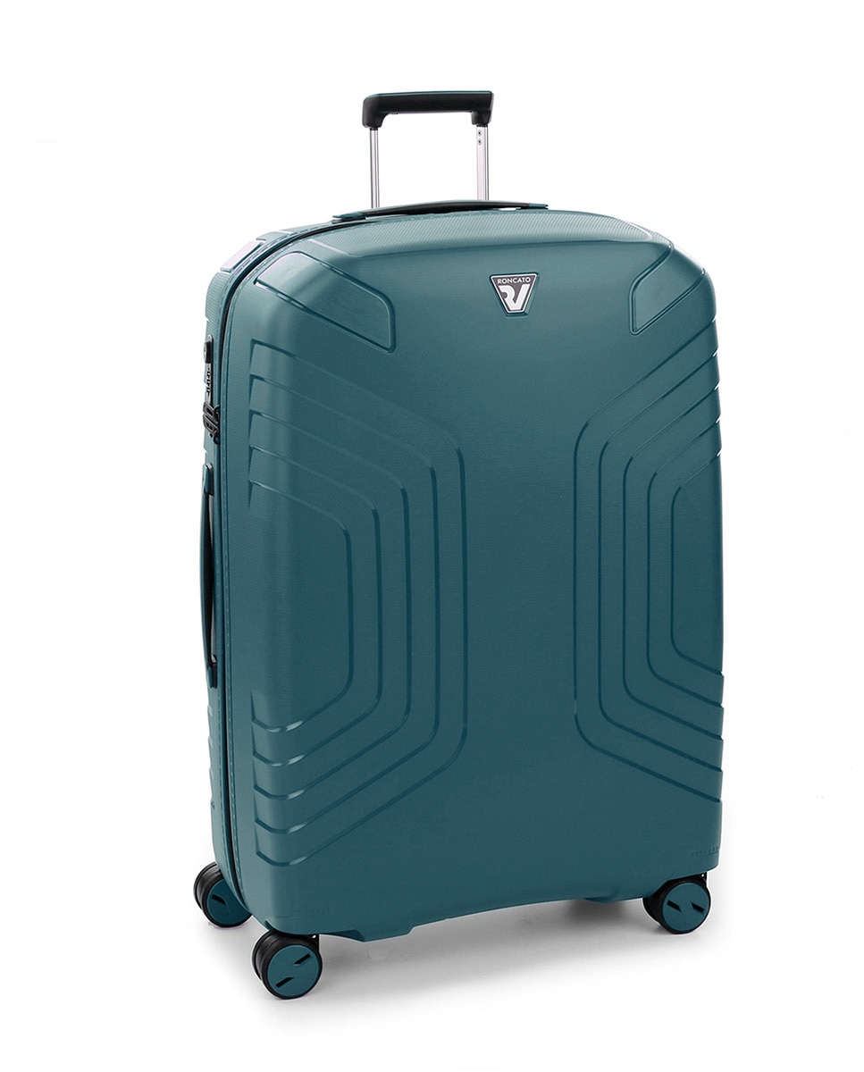 Trolley Grande Expansível Rígido com Capacidade até 142 L Verde-escuro-10