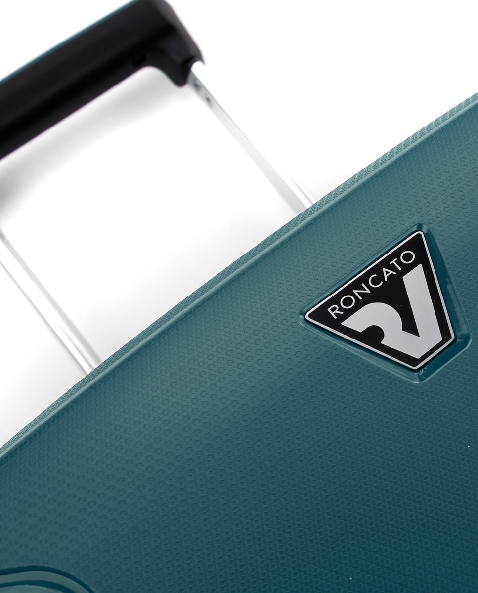 Trolley Médio Expansível Rígido com Capacidade até 107 L Verde-8