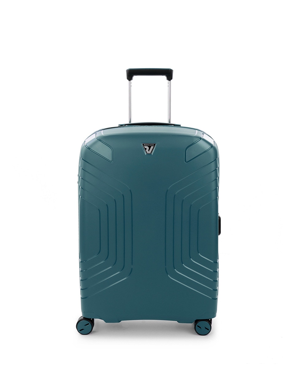 Trolley Médio Expansível Rígido com Capacidade até 107 L Verde-1
