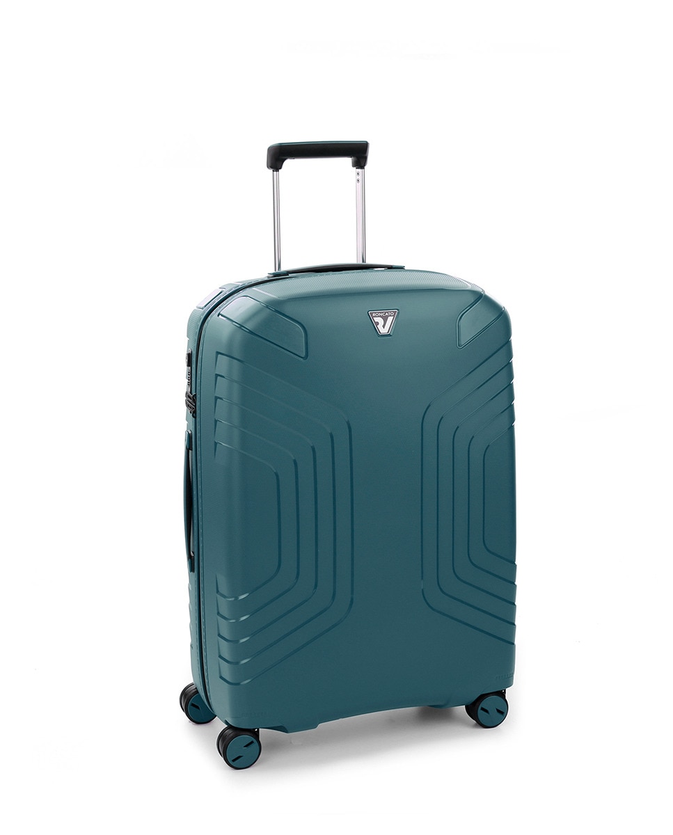 Trolley Médio Expansível Rígido com Capacidade até 107 L Verde-10