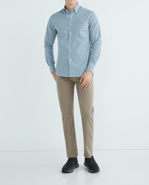 Imagen 0 de Pantalón hombre regular cinco bolsillos satén