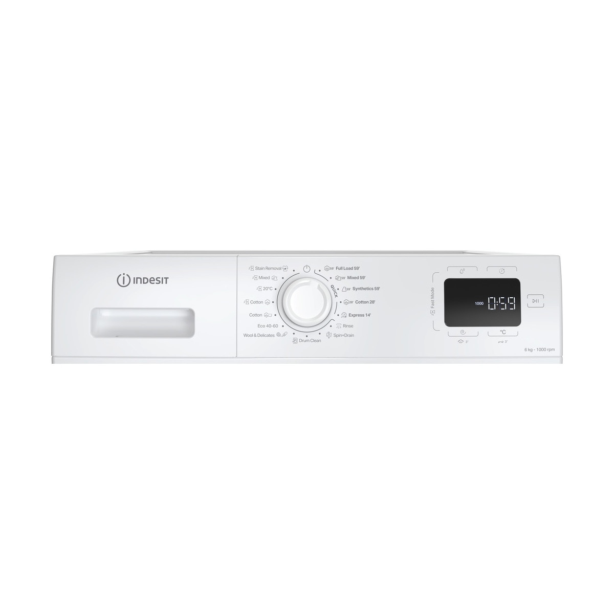 Lavadora Indesit 6 kg / 1.000 rpm - IM 640 MY TIME 3