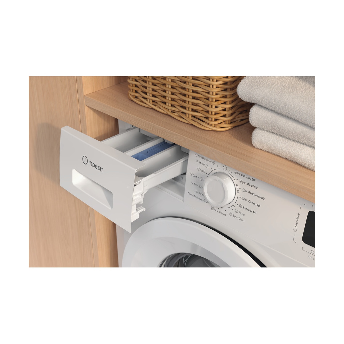 Lavadora Indesit 6 kg / 1.000 rpm - IM 640 MY TIME 8