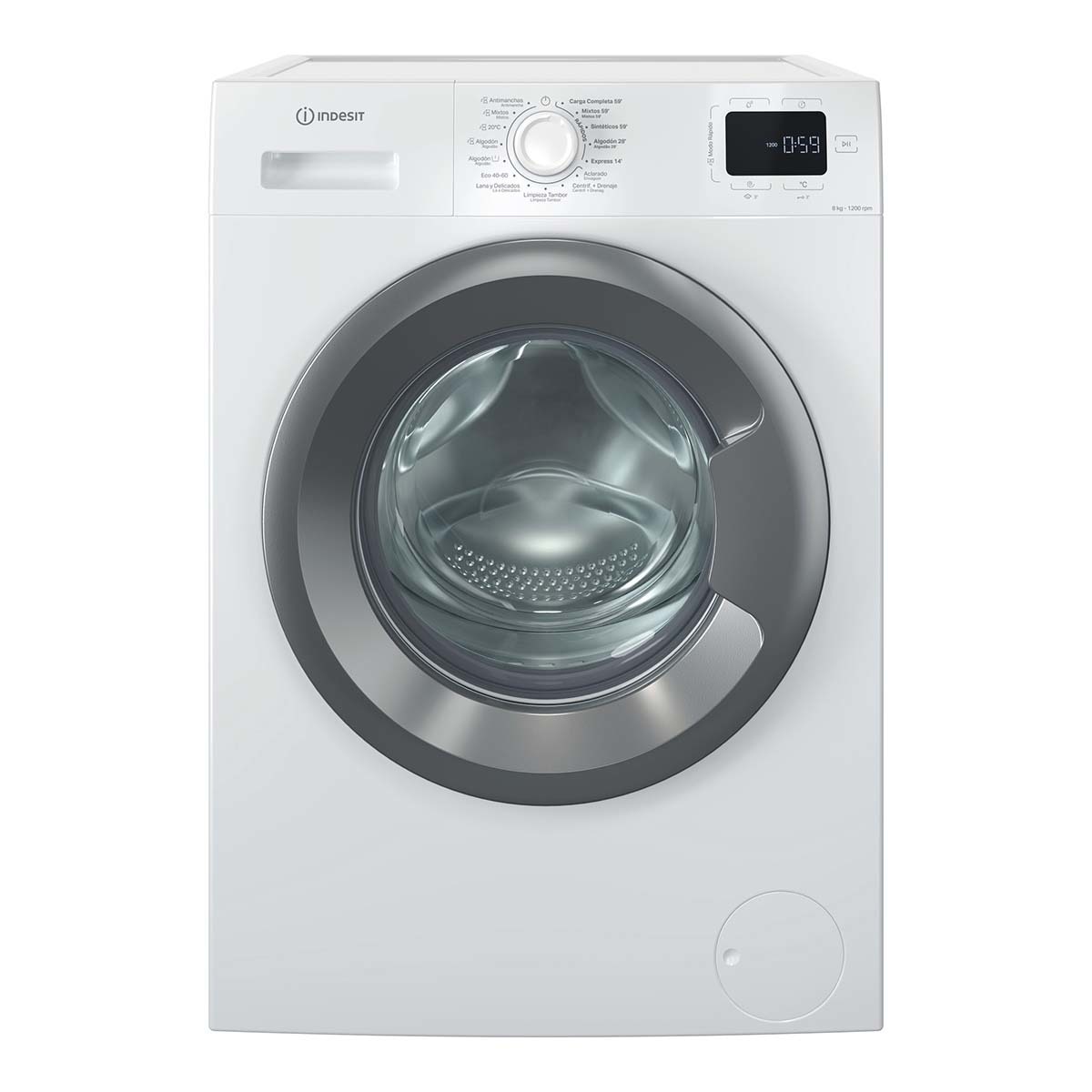 Imagen 0 de Lavadora Indesit  8 kg /1.200 rpm - IM 862S MY TIME SPT