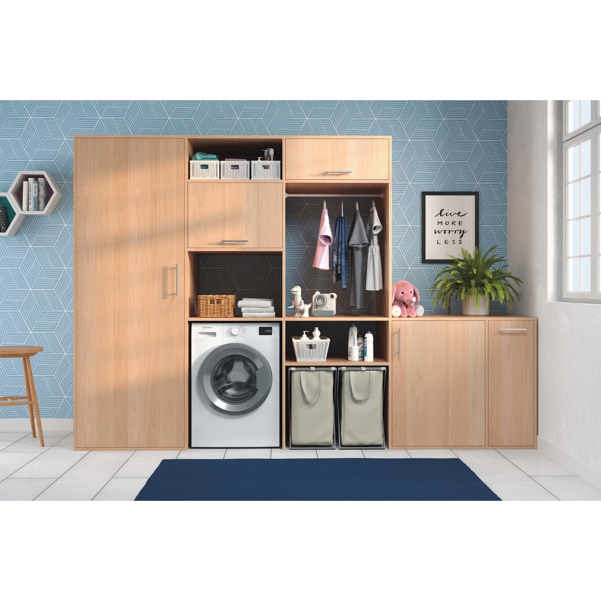 Lavadora Indesit  8 kg /1.200 rpm - IM 862S MY TIME SPT Blanco-7
