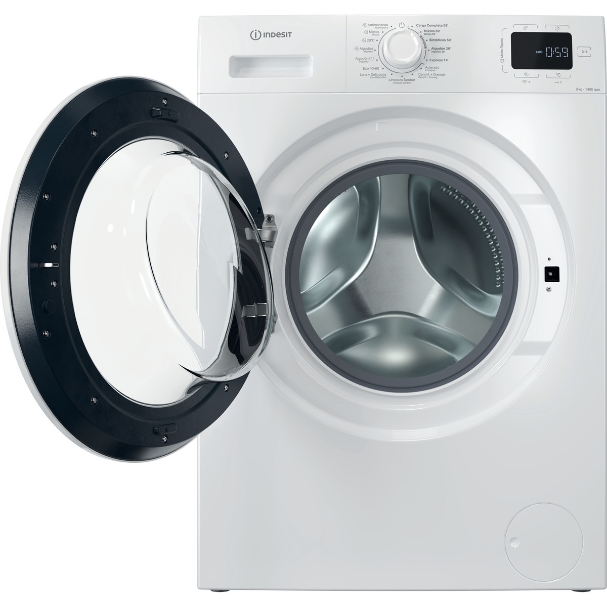 Lavadora Indesit 9 kg / 1.400 rpm - IM 964 MY TIME SPT Blanco-4