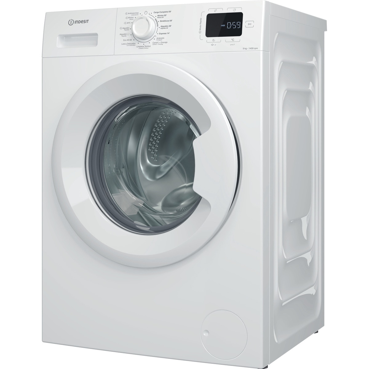 Lavadora Indesit 9 kg / 1.400 rpm - IM 964 MY TIME SPT Blanco-5