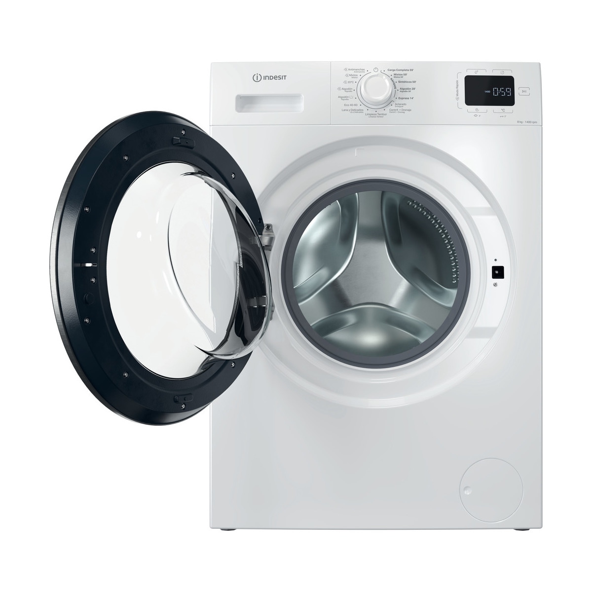 Lavadora Indesit 8 kg / 1.300 rpm - IM 864S MY TME Blanco-4