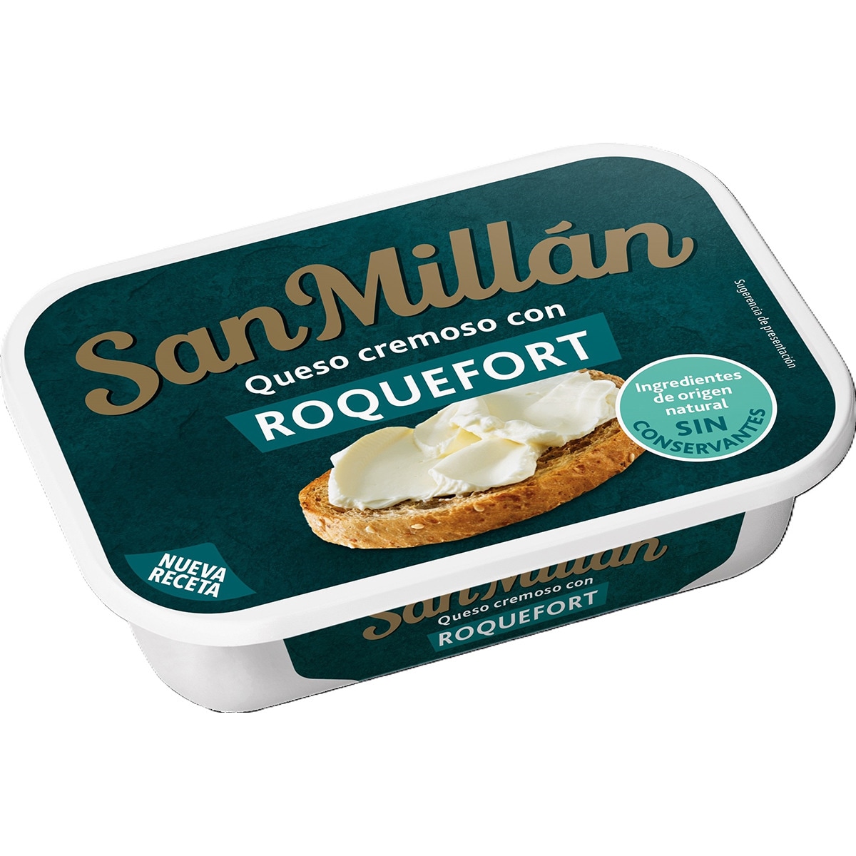 queso cremoso con roquefort tarrina 125 g