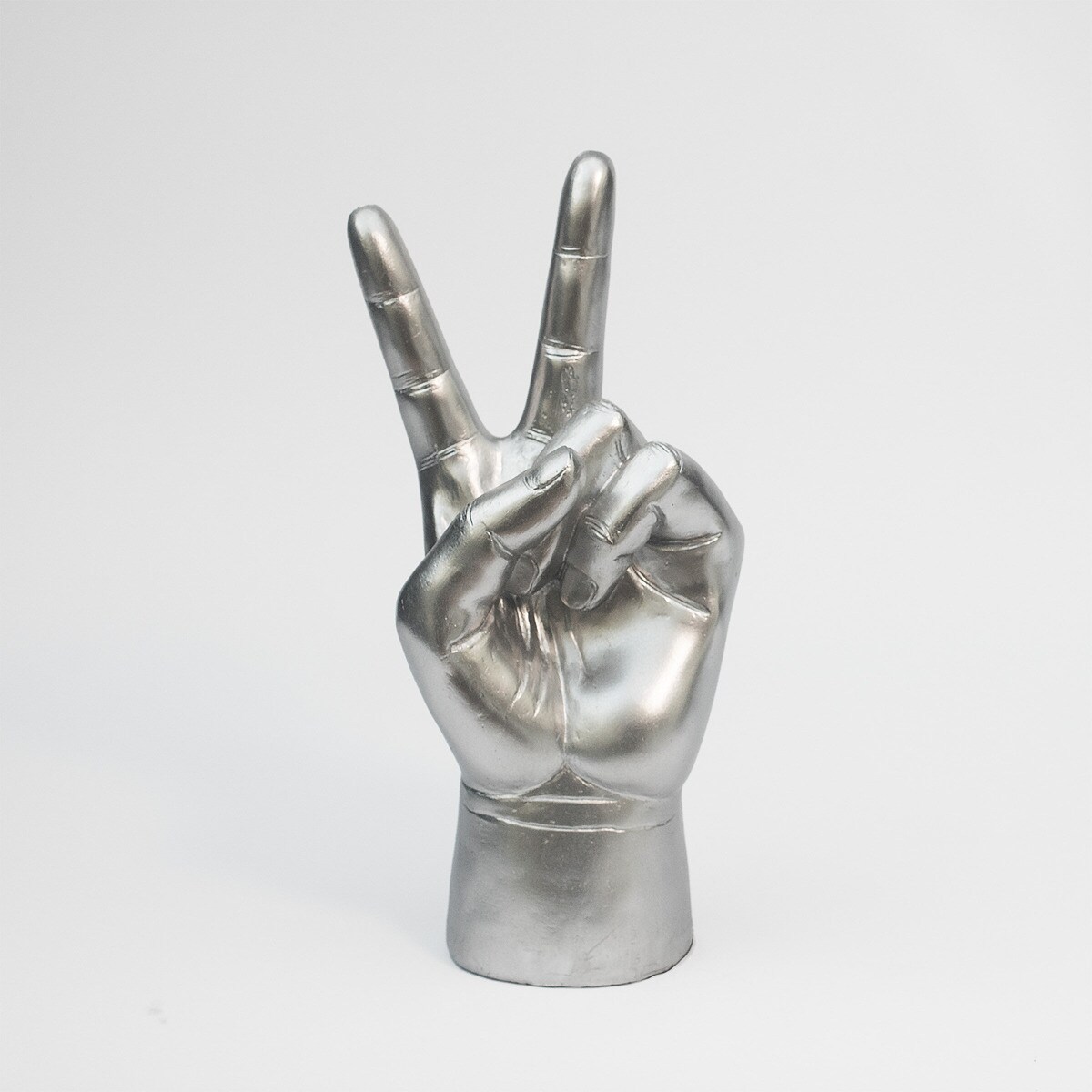 Soporte para auriculares de Suck UK mano paz gris pequeño 4