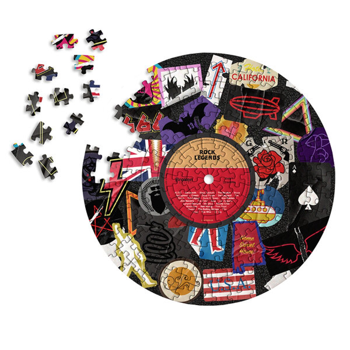 Imagem 0 de Puzzle de Suck UK circular rock