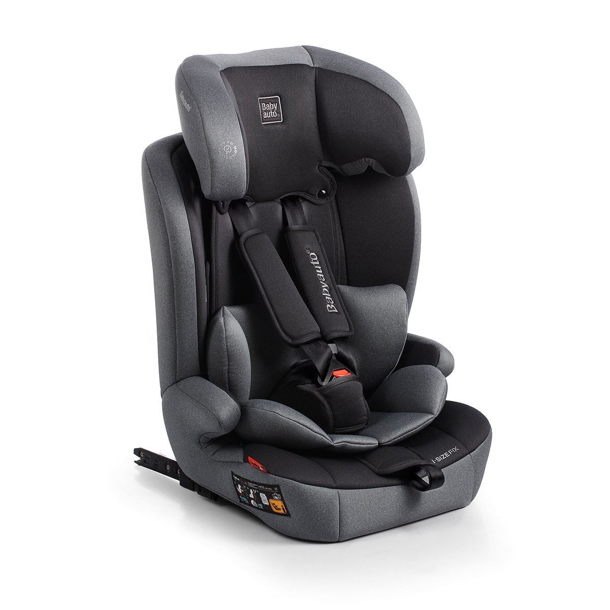 Silla de coche Sri I-Size Konar I-FIX (76-150 cm) Gris-2