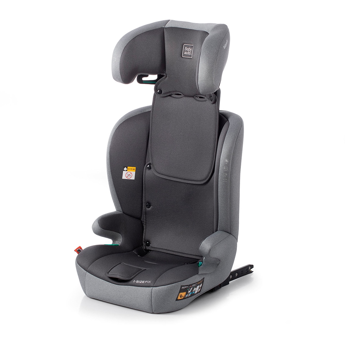 Silla de coche Sri I-Size Konar I-FIX (76-150 cm) Gris-9