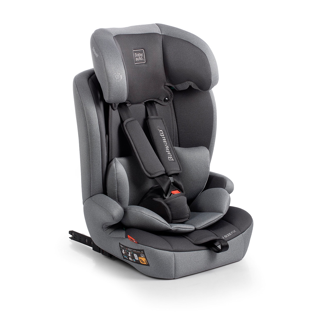 Silla de coche Sri I-Size Konar I-FIX (76-150 cm) Gris-2