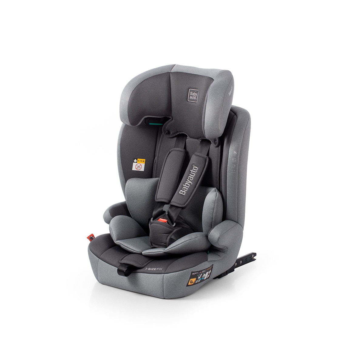 Silla de coche Sri I-Size Konar I-FIX (76-150 cm) Gris-1