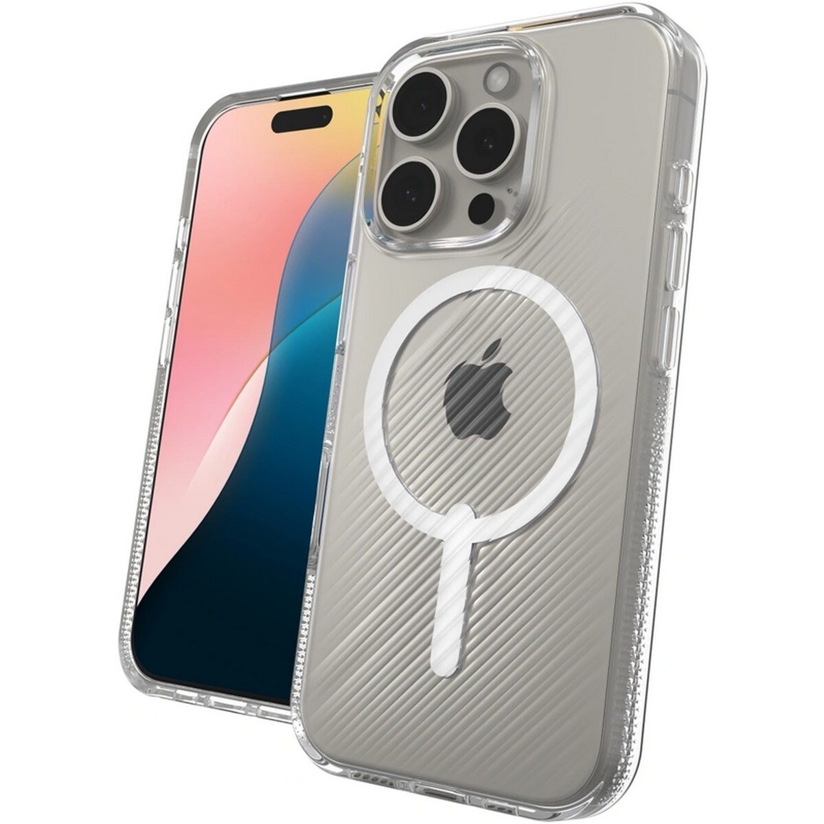 Capa Zagg Luxe 3M com MagSafe para iPhone 16 Pro - Transparente 4