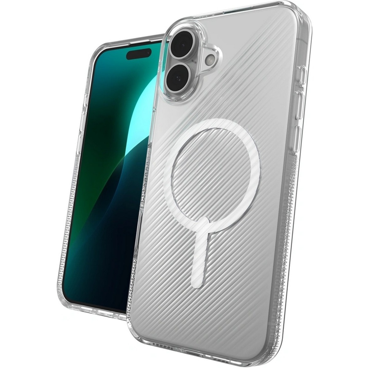 Capa Zagg Luxe 3M com MagSafe para iPhone 16 Plus - Transparente 5