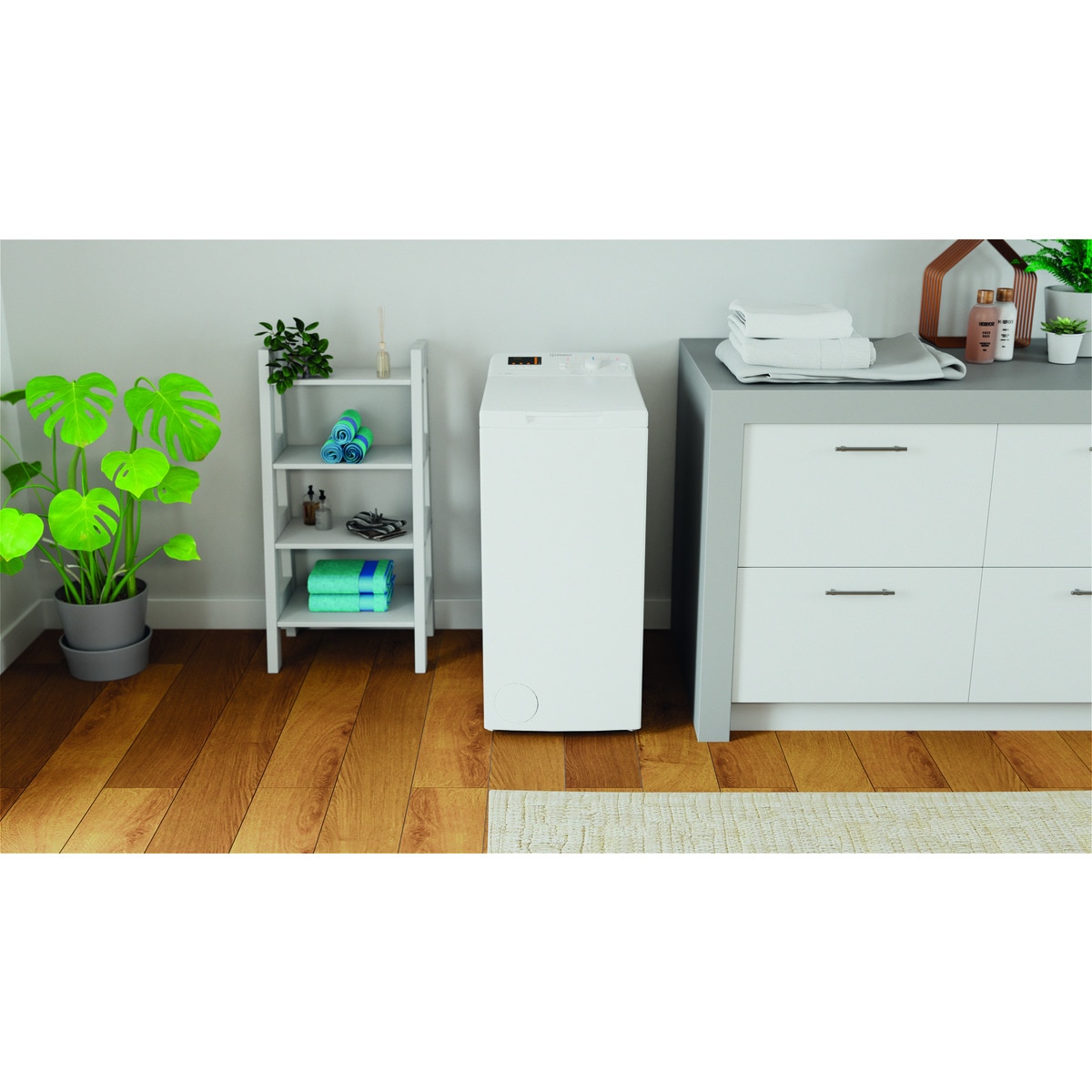 Lavadora carga superior Indesit 6 kg / 1000 rpm - BTW S60400 SP/N Blanco-11