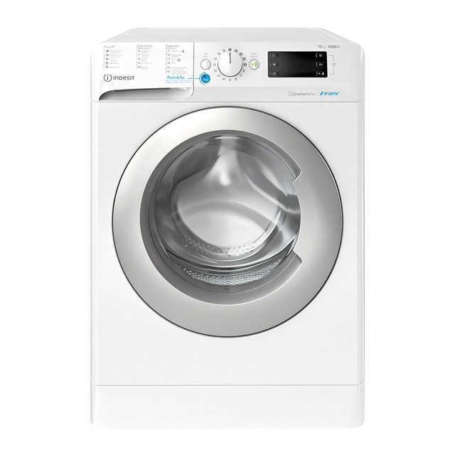 Imagen 0 de Lavadora Indesit 10 kg/ 1400 rpm - BWE101496XWS