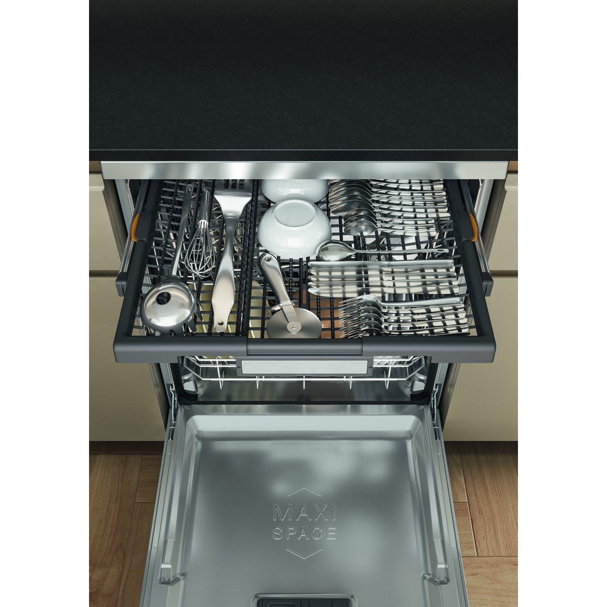 Máquina de Lavar Loiça Whirlpool W7F HS51 X de 15 Conjuntos, 3º Cesto e de 60 cm - Inox Inox-22