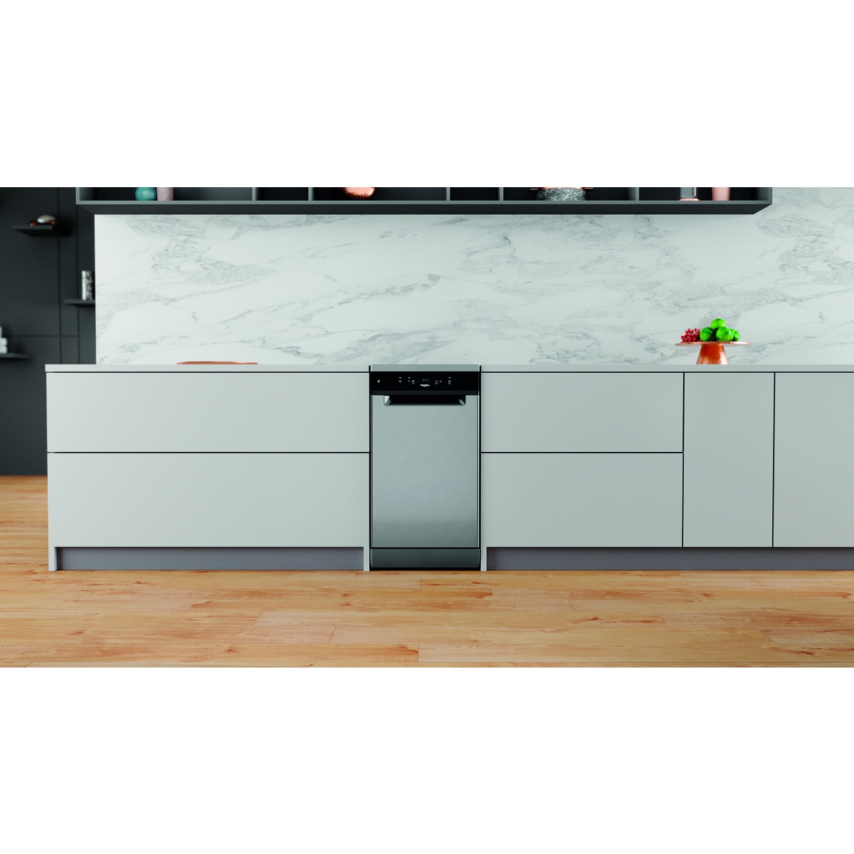 Lavavajillas Whirlpool 10 servicios, 45 cm - WSFC 3M27 X Inox-8