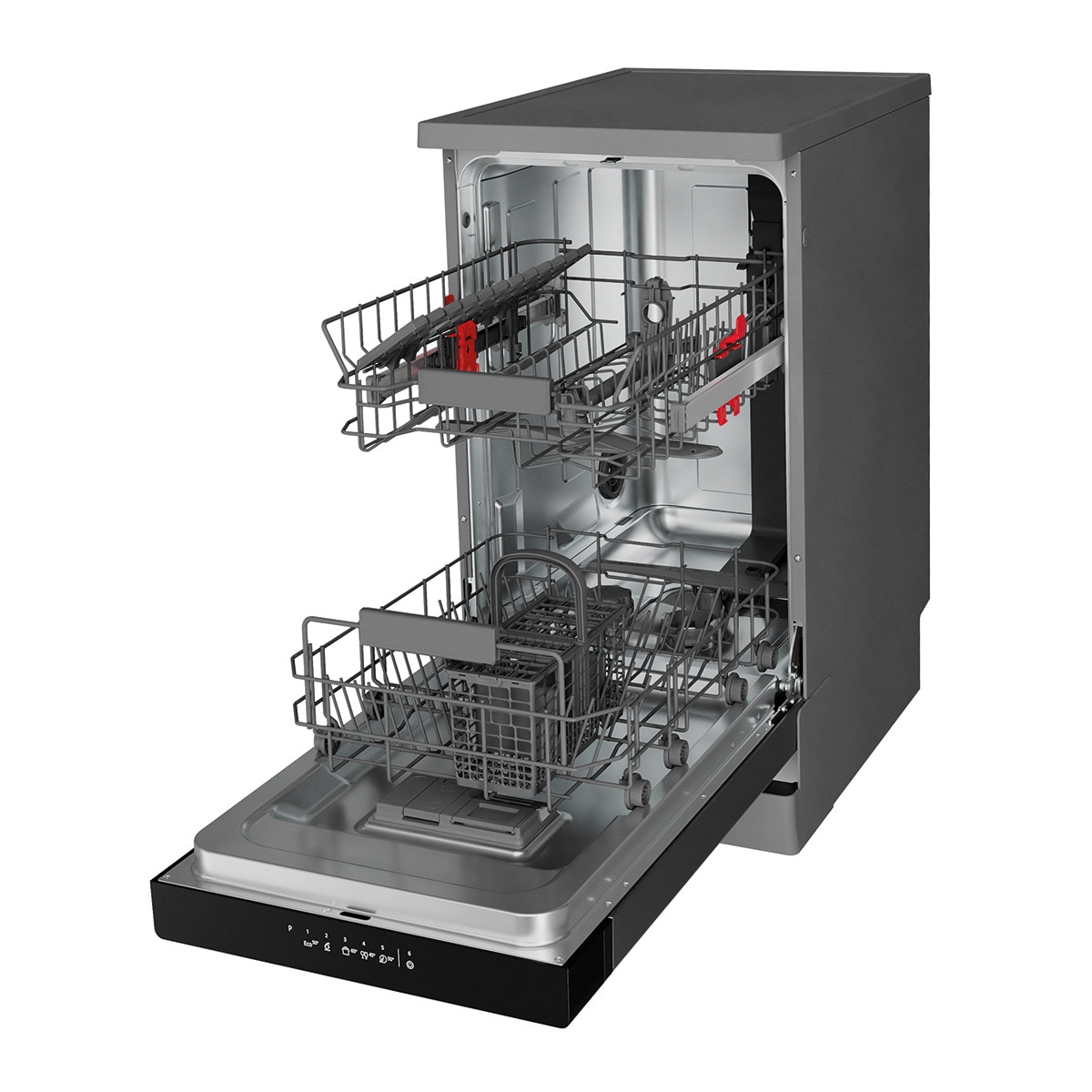 Lavavajillas Whirlpool 10 servicios, 45 cm - WSFC 3M27 X Inox-4
