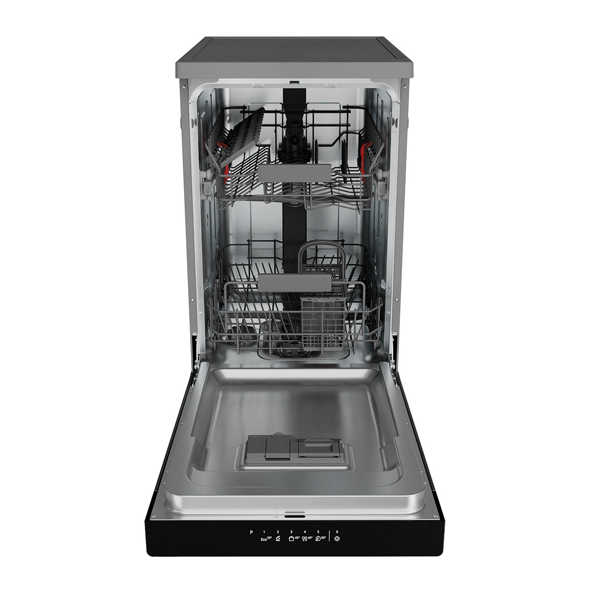Lavavajillas Whirlpool 10 servicios, 45 cm - WSFC 3M27 X Inox-3