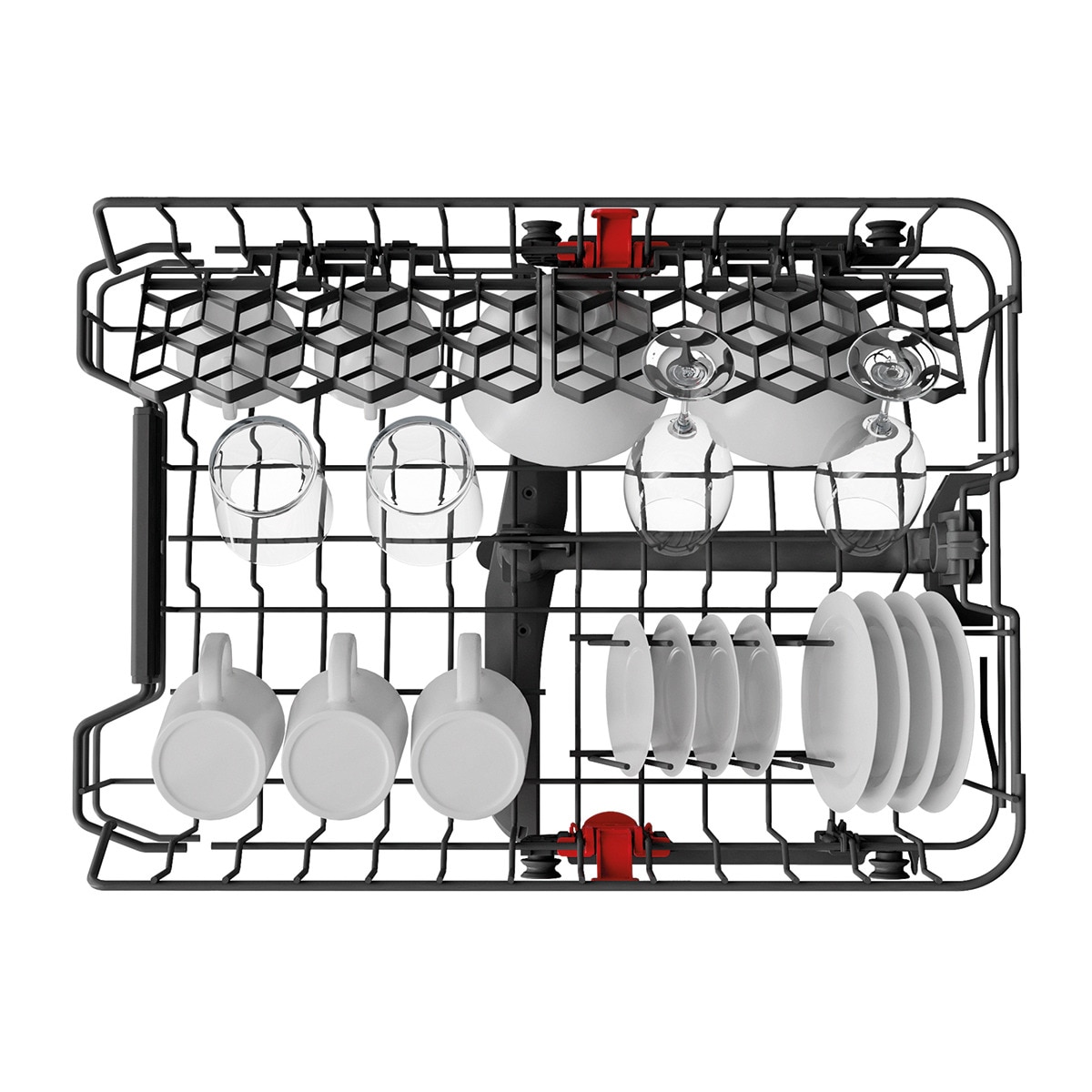Lavavajillas Whirlpool 10 servicios, 45 cm - FO 3B23 P Blanco-8
