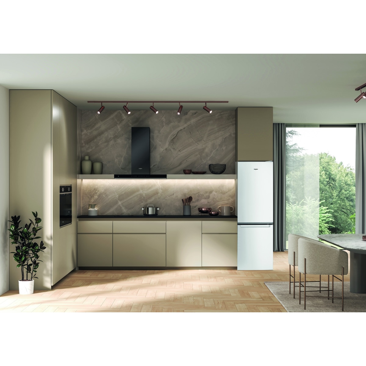 Frigorífico combi Whirlpool Congelador No Frost - WNF 821 E W Blanco-5