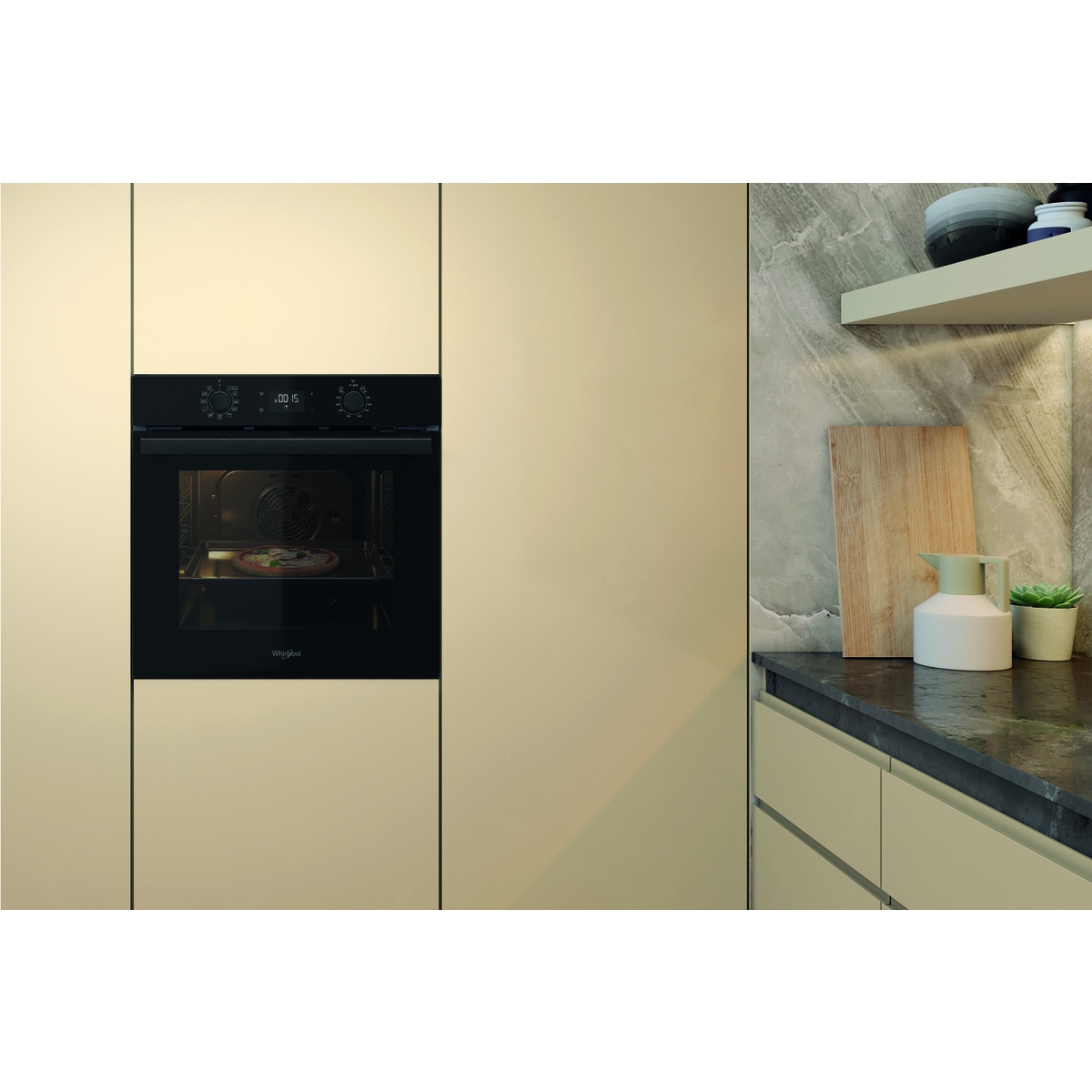 Horno multifunción Whirlpool sistema de limpieza Hidrolítico - OMR58HU1B Inox-12