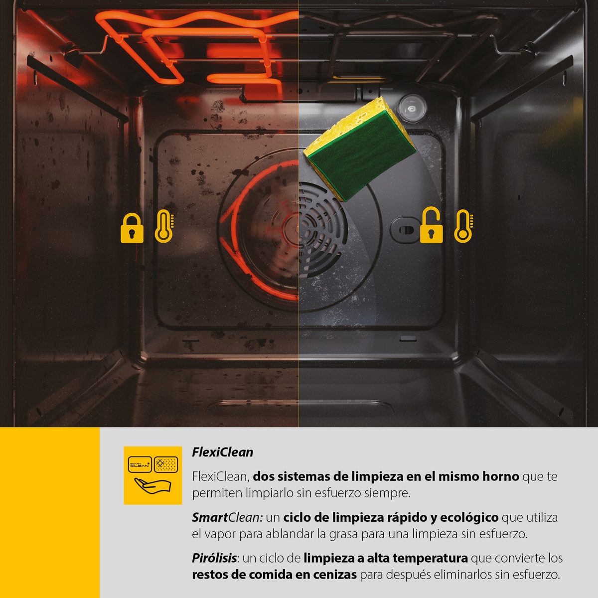 Horno multifunción Whirlpool Tecnología pirolítica + hidrolítica - OMSR58RU1SB Negro-25