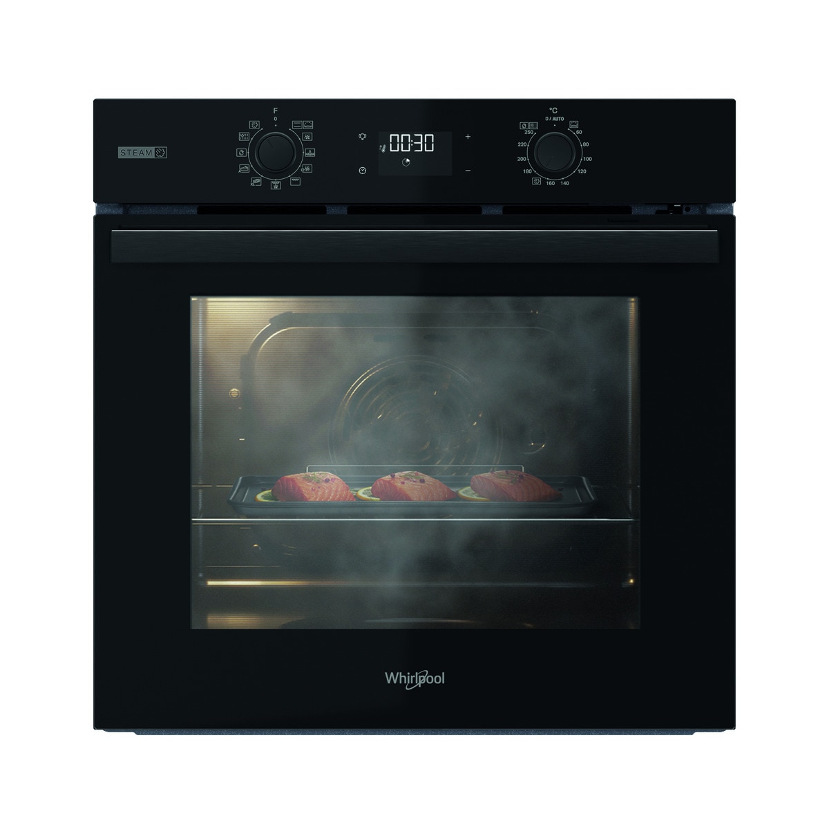 Horno multifunción Whirlpool Tecnología pirolítica + hidrolítica - OMSR58RU1SB Negro-15