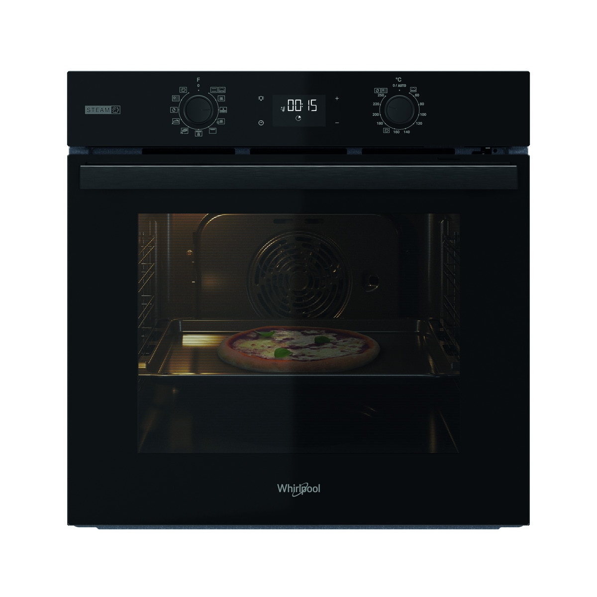 Horno multifunción Whirlpool Tecnología pirolítica + hidrolítica - OMSR58RU1SB Negro-10