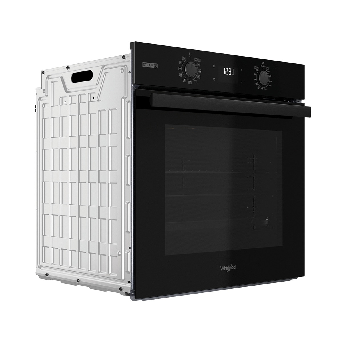 Horno multifunción Whirlpool Tecnología pirolítica + hidrolítica - OMSR58RU1SB Negro-8