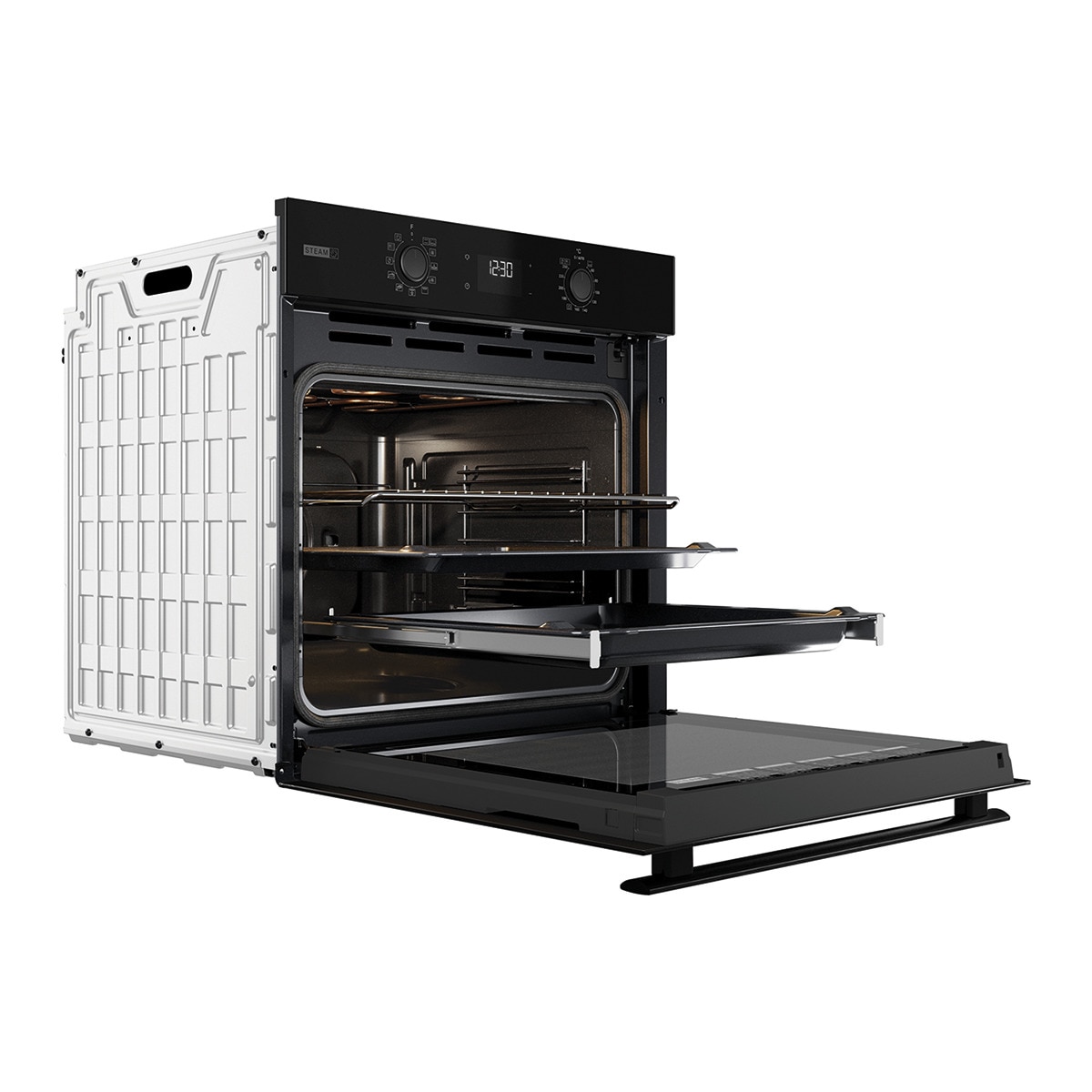 Horno multifunción Whirlpool Tecnología pirolítica + hidrolítica - OMSR58RU1SB Negro-7