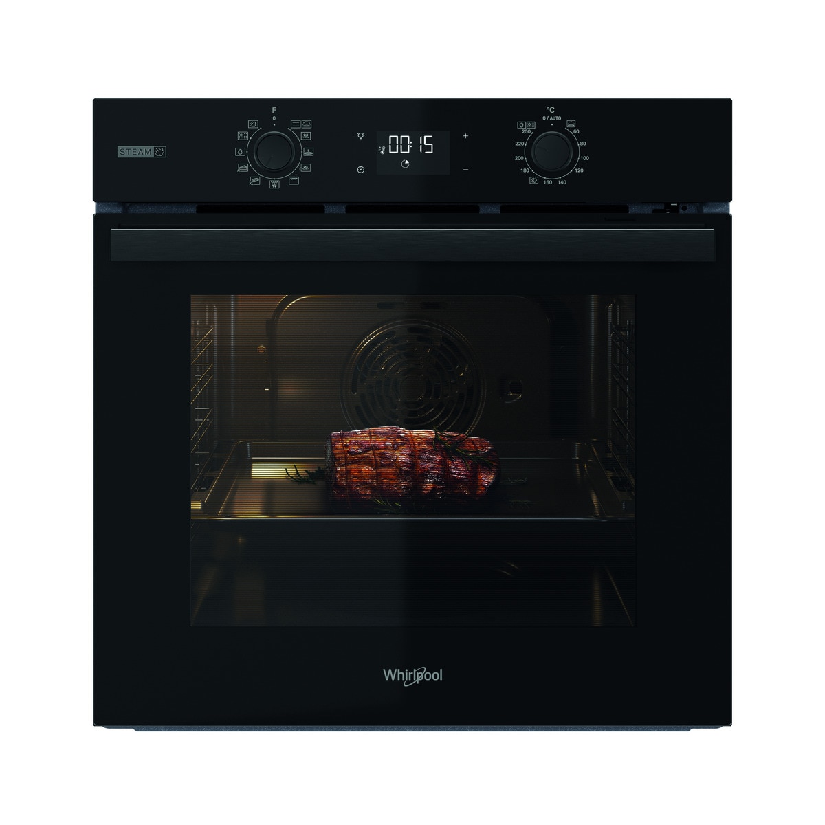 Horno multifunción Whirlpool Tecnología pirolítica + hidrolítica - OMSR58RU1SB Negro-5