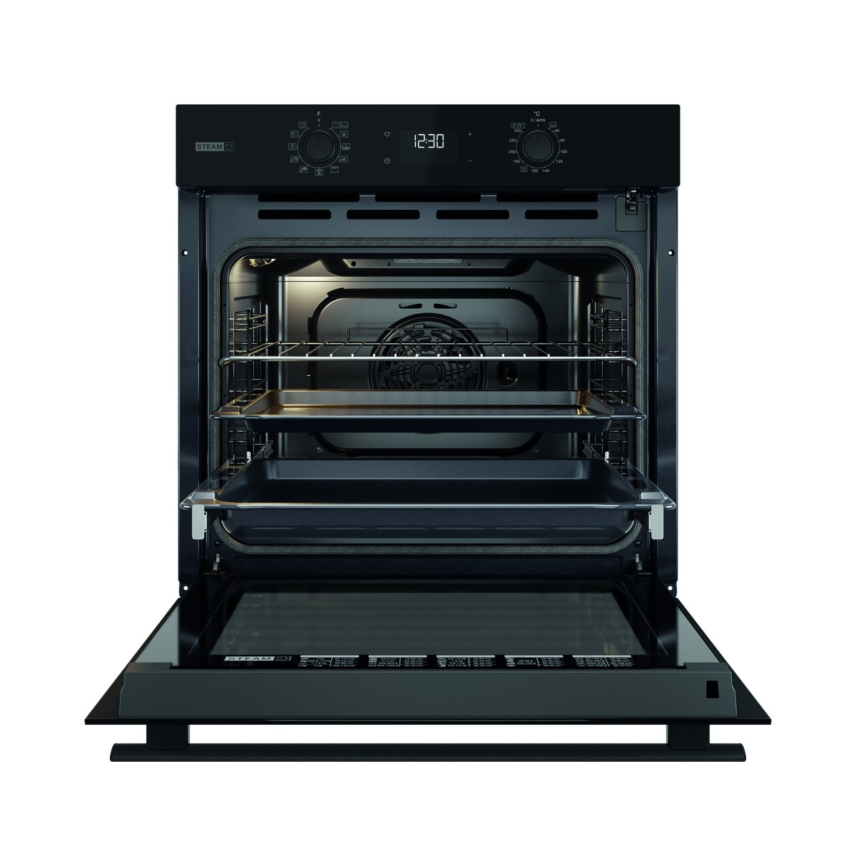Horno multifunción Whirlpool Tecnología pirolítica + hidrolítica - OMSR58RU1SB Negro-2