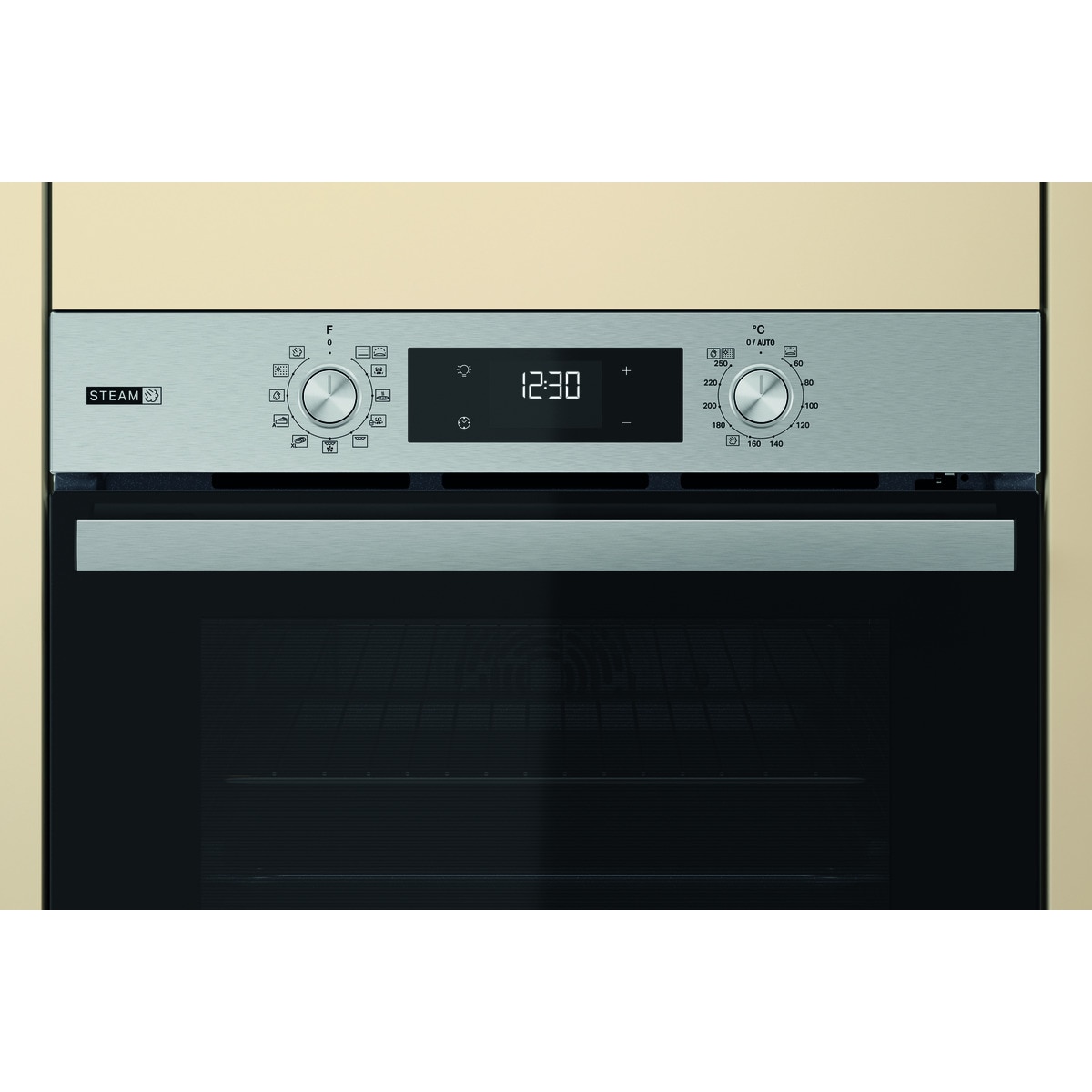 Horno multifunción Whirlpool autolimpieza pirolítico + hidrolítico- OMSR58RU1SX Inox-4