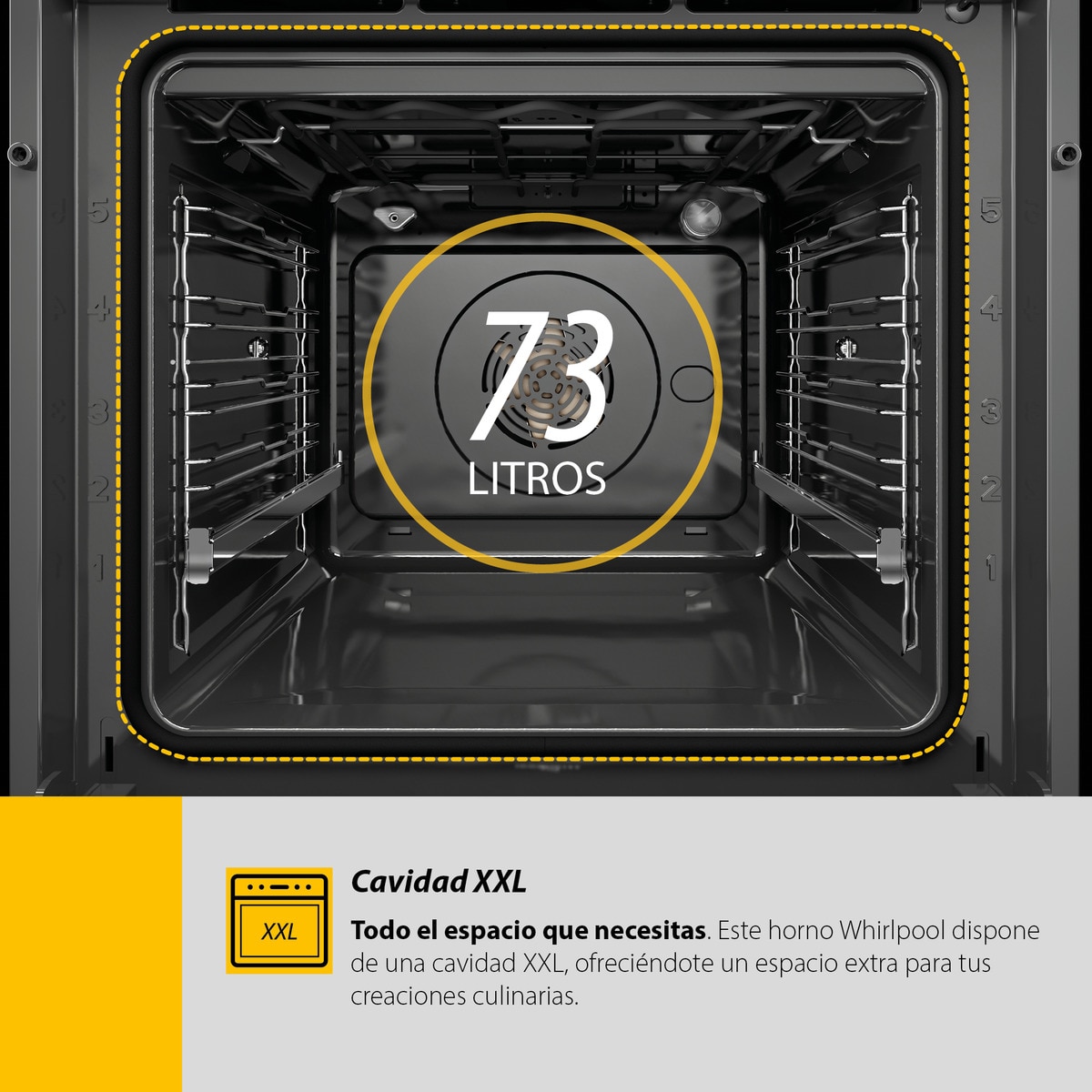 Horno multifunción Whirlpool Limpieza Pirolítica + Hidrolítica - AKZ9S 8270 NB Negro-17