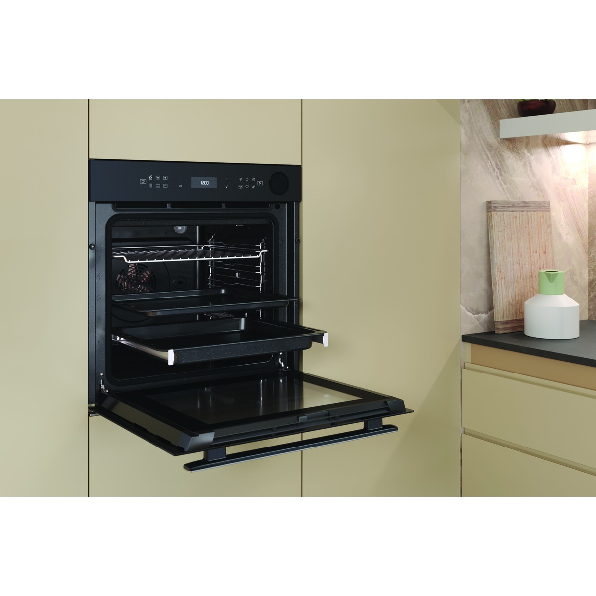 Horno multifunción Whirlpool Limpieza Pirolítica + Hidrolítica - AKZ9S 8270 NB Negro-12