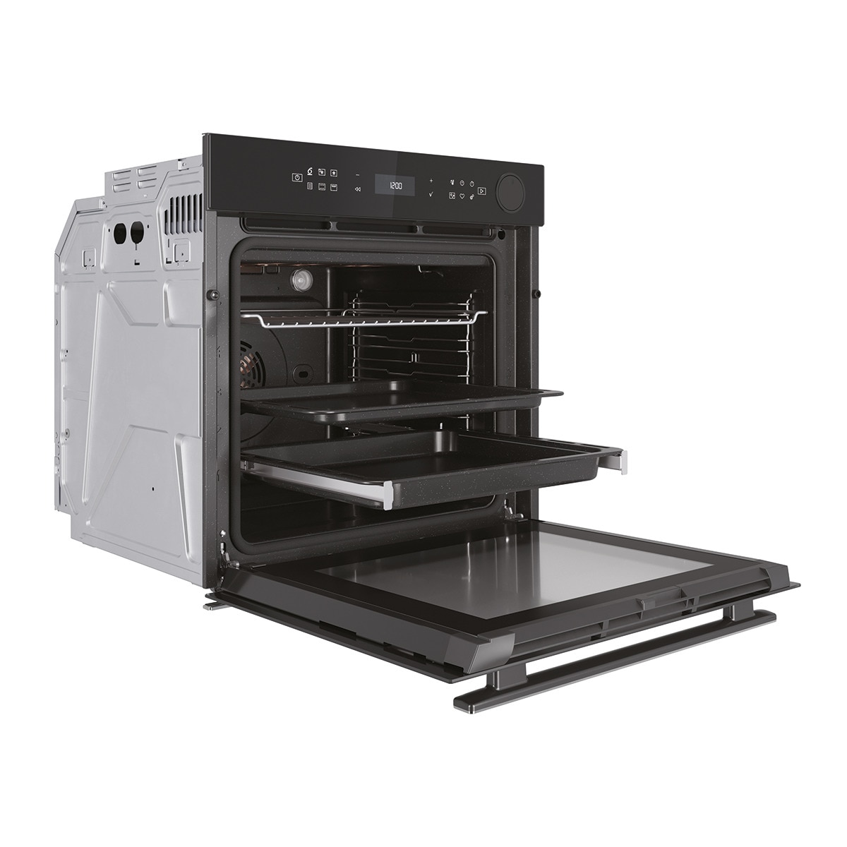 Horno multifunción Whirlpool Limpieza Pirolítica + Hidrolítica - AKZ9S 8270 NB Negro-8
