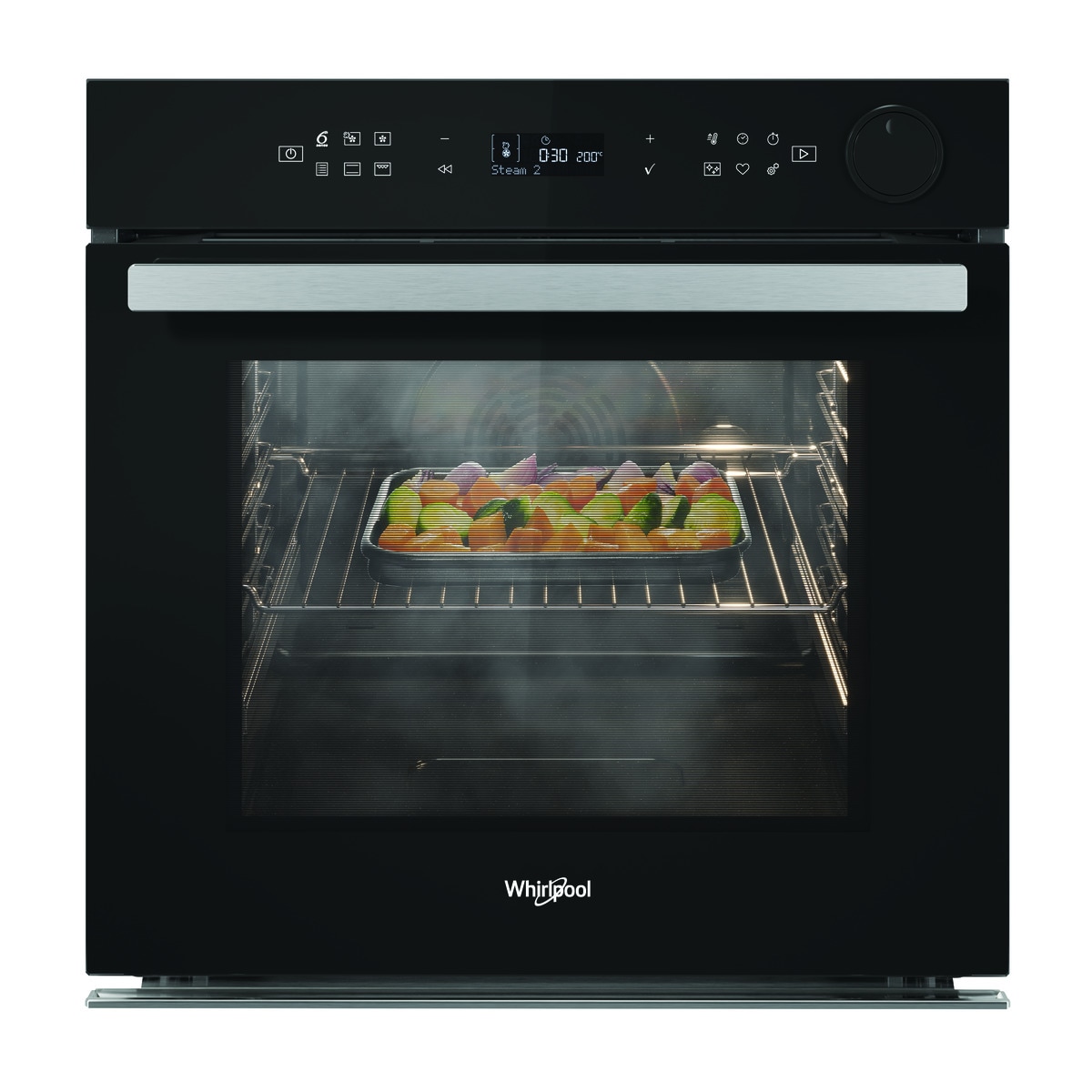 Horno multifunción Whirlpool Limpieza Pirolítica + Hidrolítica - AKZ9S 8270 NB Negro-6