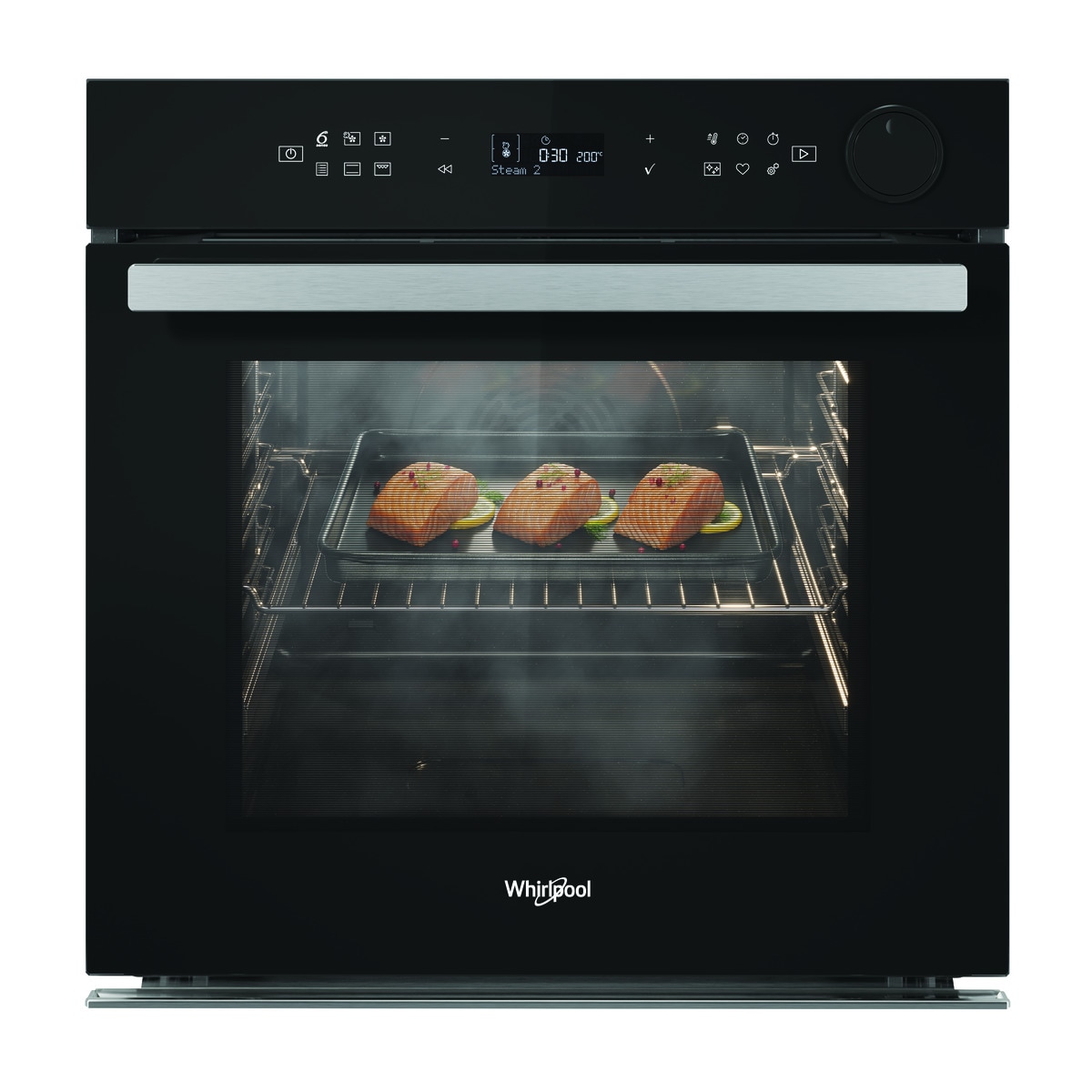 Horno multifunción Whirlpool Limpieza Pirolítica + Hidrolítica - AKZ9S 8270 NB Negro-5