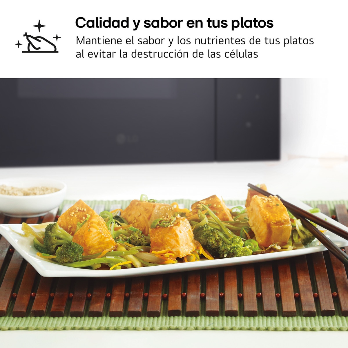 Micro-ondas Encastrável com Grill LG MGBZ2593F de 25 Litros - Preto Vidro preto-7