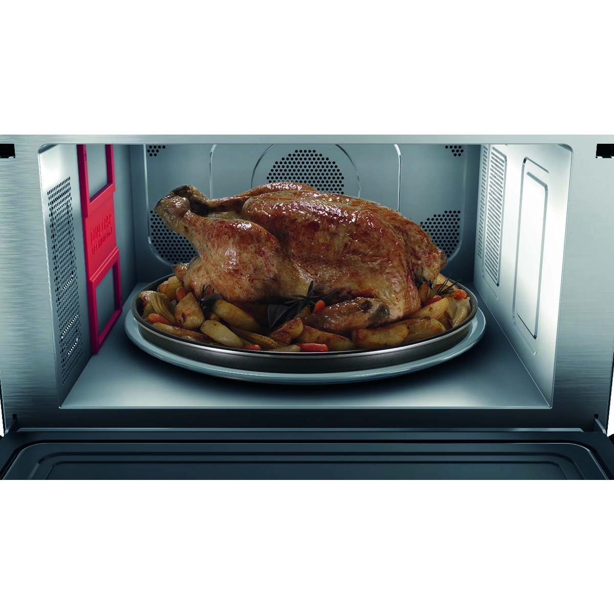 Microondas convección Whirlpool 33 litros y con grill - MWSC 9133 SX Inox-9